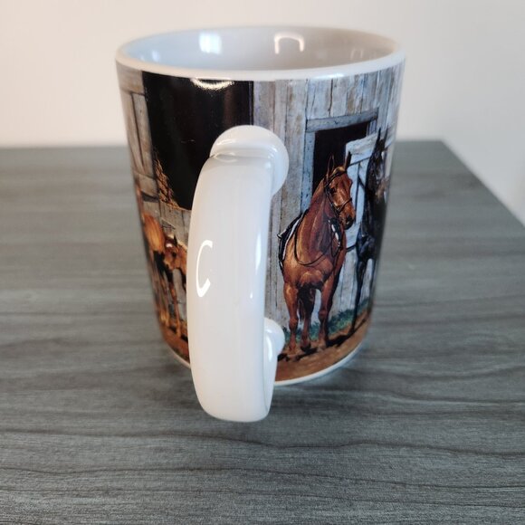 Horses Mug Lang and Wise Collector Mug "Little Partners" 2001 - Picture 5 of 9
